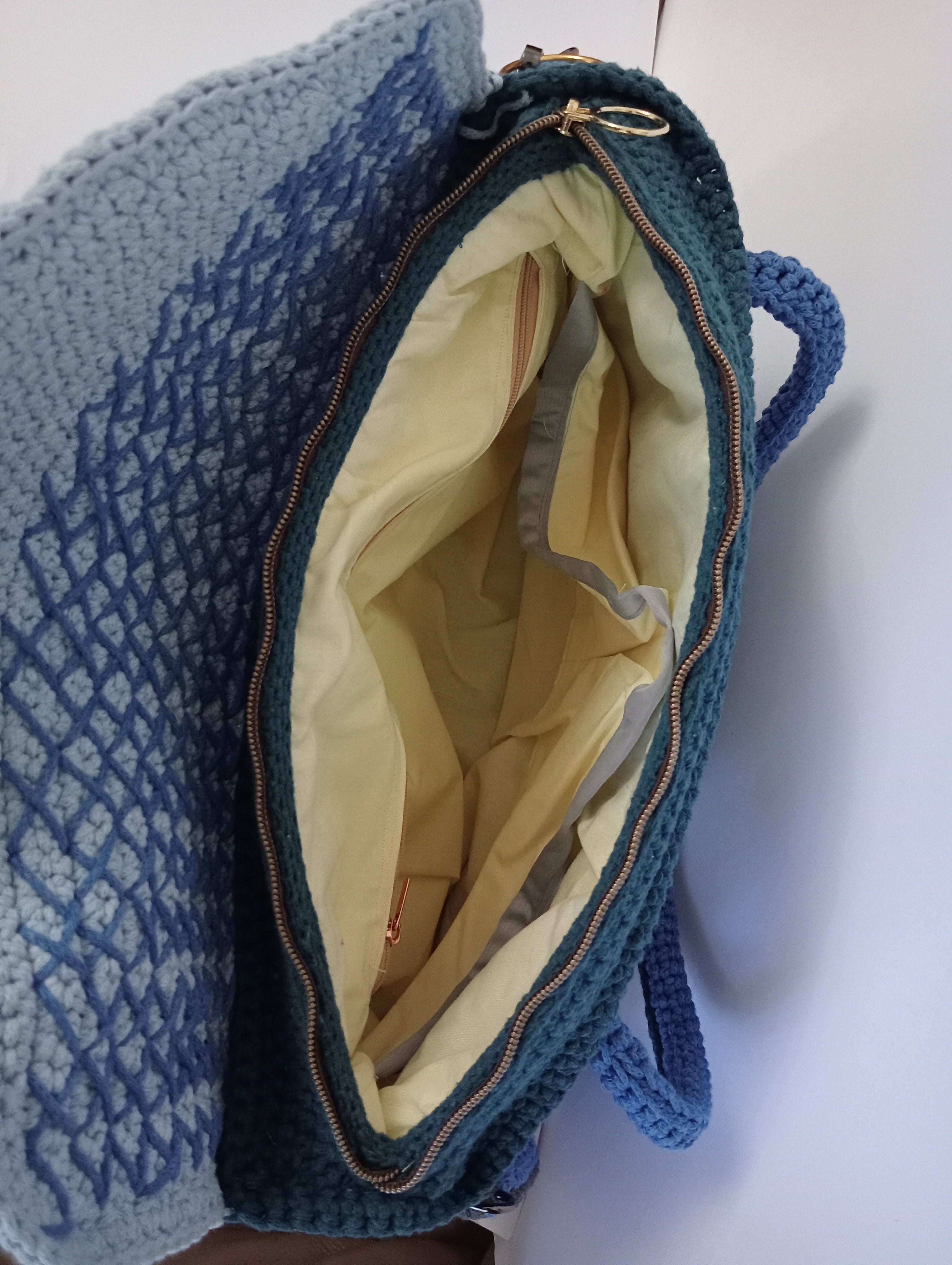 Blue/Teal and Baby Blue bag